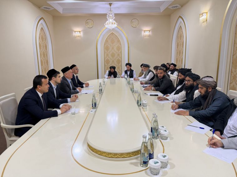 Диний идорада Афғонистон делегацияси билан учрашув ўтказилди 