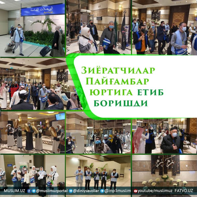 Зиёратчилар Пайғамбар юртига етиб боришди