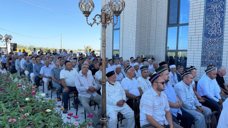 Ҳазораспда “Ҳазрати Шайх Муҳаммад Амин” масжиди фойдаланишга топширилди