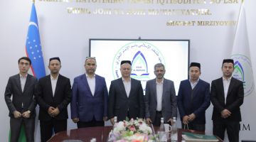 الدكتور حمزة بكري ضيف معهد طشقند الإسلامي