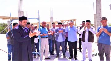 Hushxabar: “Ho'ja Ismat” masjidiga ilk g'isht qo'yildi
