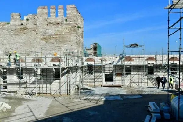 Реставрация османской мечети в Стамбуле 