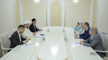 Муфтий хазрат принял лидера мусульман Финляндии