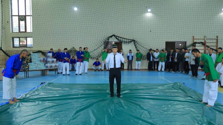 Наманганда имом-хатиблар ўртасида миллий кураш мусобақаси бўлиб ўтди