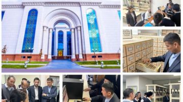 Студенты ознакомились с деятельностью Национальной библиотеки Узбекистана