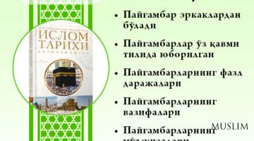 Islom tarixi: PAYG‘AMBAR ERKAKLARDAN BO‘LADI