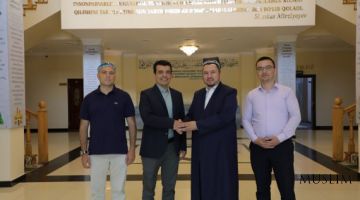 تم تقديم المعلومات عن نشاط الإدارة الدينية للضيف الكريم