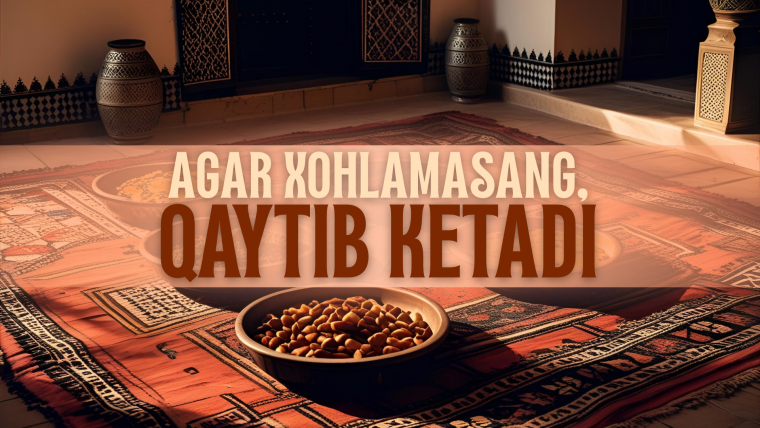 Agar xohlamasang, qaytib ketadi
