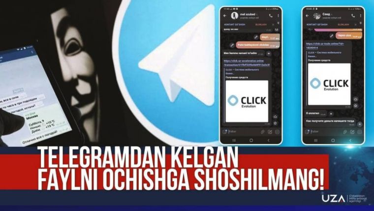 Огоҳлик: Телеграмдан келган файлни очишга шошилманг!