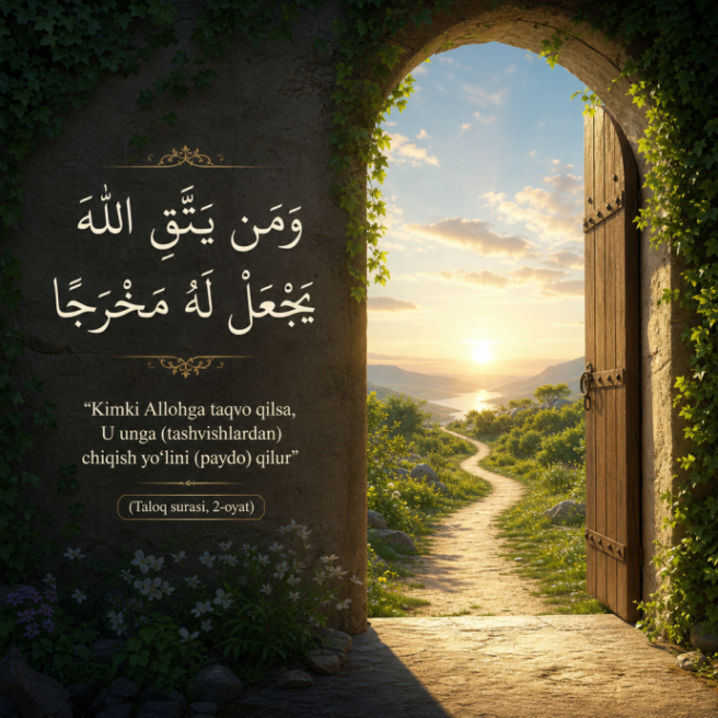 Hayot yo‘lingiz qiyinlashib ketsa, barcha narsani biluvchi Zotga qayting