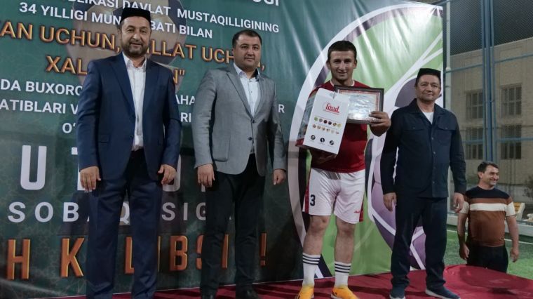 Buxoroda diniy soha vakillari o‘rtasida futbol musobaqasi o‘tkazildi