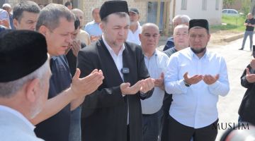 Заложен первый кирпич мечети 