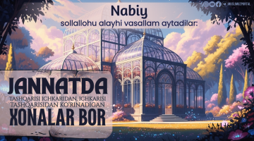 Jannatda shunday uylar bor...