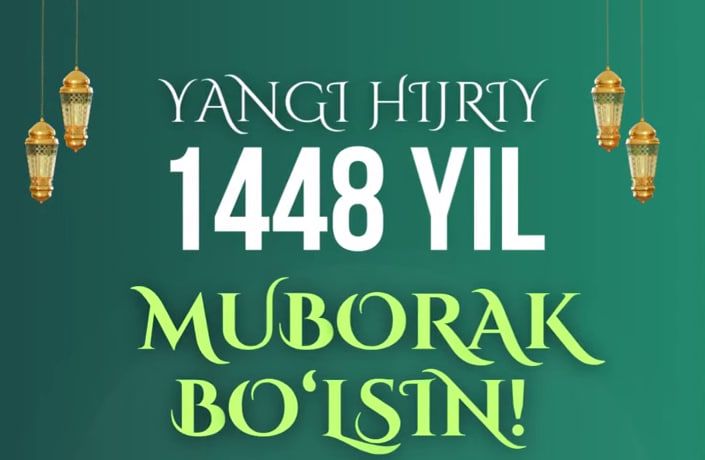 YANGI HIJRIY YIL MUBORAK BO‘LSIN!