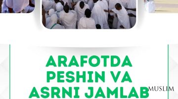 Arafotda peshin va asrni jamlab o'qishda peshinning ikki rakat sunnati o'qiladimi?