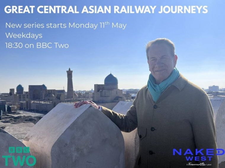 На телеканале BBC Two выходит посвящённая Узбекистану программа «Great Continental Railway Journeys»