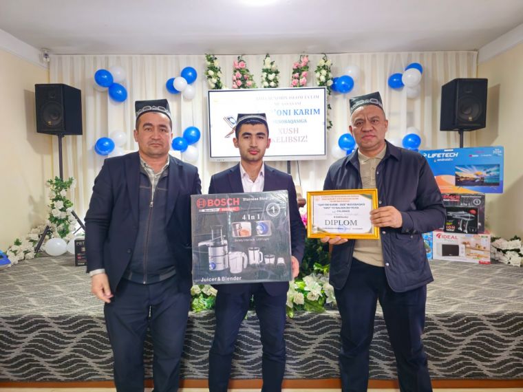 Хожа Бухорийда Қуръон мусобақаси ғолиблари аниқланди