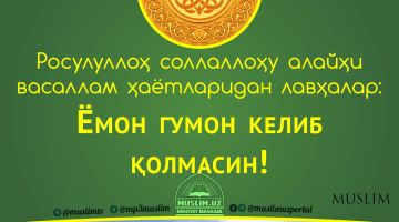 Расулуллоҳ соллаллоҳу алайҳи васаллам ҳаётларидан лавҳалар: Ёмон гумон келиб қолмасин! (Аудио)