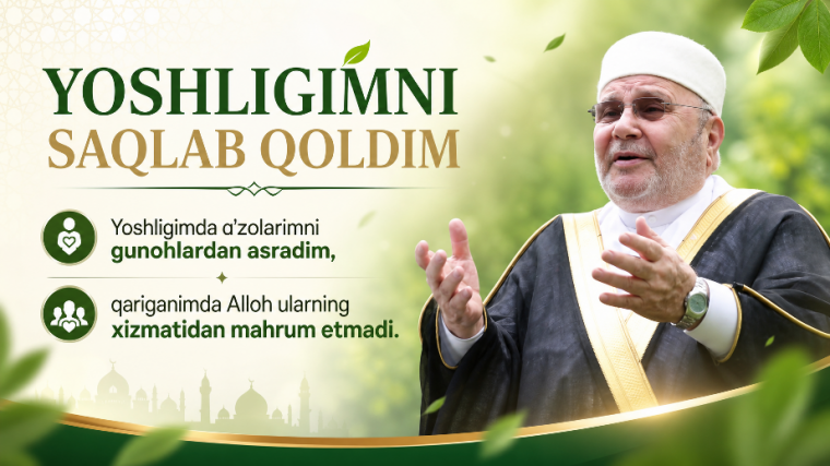 Yoshligimni saqlab qoldim