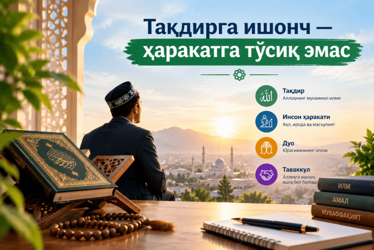 Тақдир ва фаоллик мувозанати: исломий дунёқараш ва замонавий ривожланиш