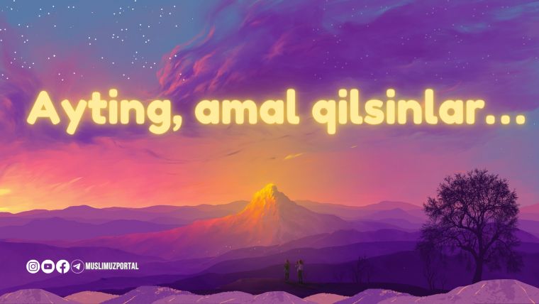 Aytgin, amal qilsinlar…