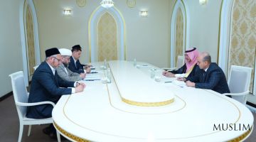 Муфтий ҳазратлари Саудия Арабистонининг янги элчиси билан мулоқот қилдилар