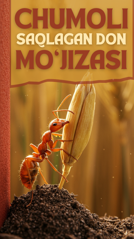 Chumoli saqlagan don mo‘jizasi
