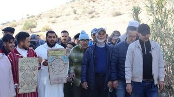 Marokashlik Qur'on hofizlar yomg'ir so'rab duo qilishdi