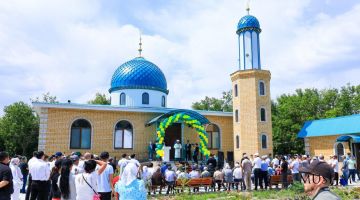 Наурызбай кажы Таганулы принял участие в открытии новой мечети