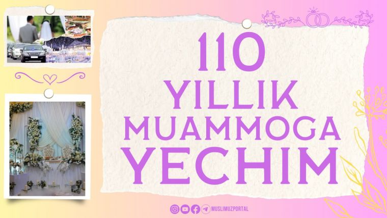 110 yillik muammoga yechim