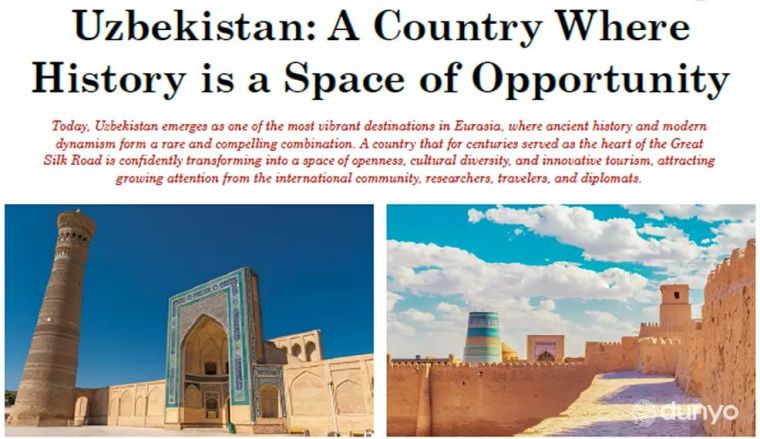 Газета «Times Kuwait»: Узбекистан становится одним из самых динамичных туристических направлений в Евразии