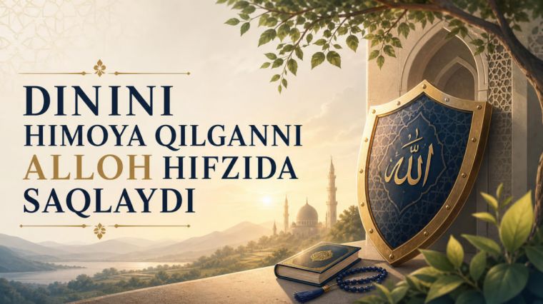 Dinini himoya qilganni Alloh hifzida saqlaydi