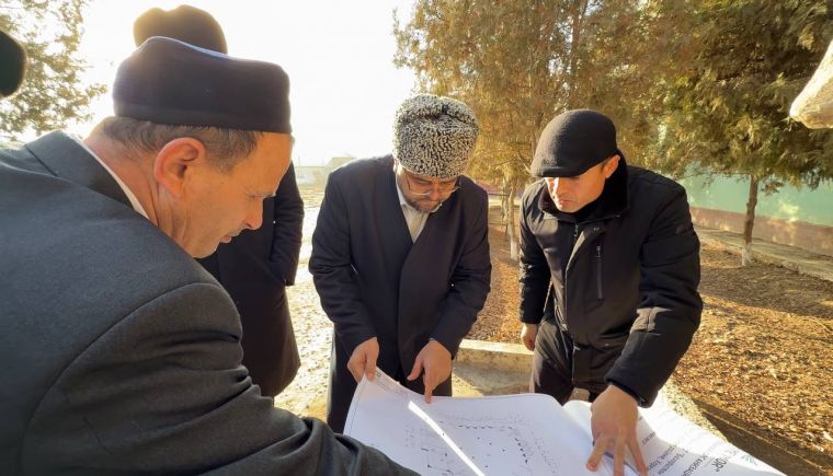 Xorazmda yana bir masjidni qayta qurish boshlandi (foto+)