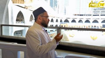 Muftiy hazrat Qoraqalpoq eliga tinchlik-osoyishtalik so'rab, Ka'bai muazzama oldida duo qildilar (video)