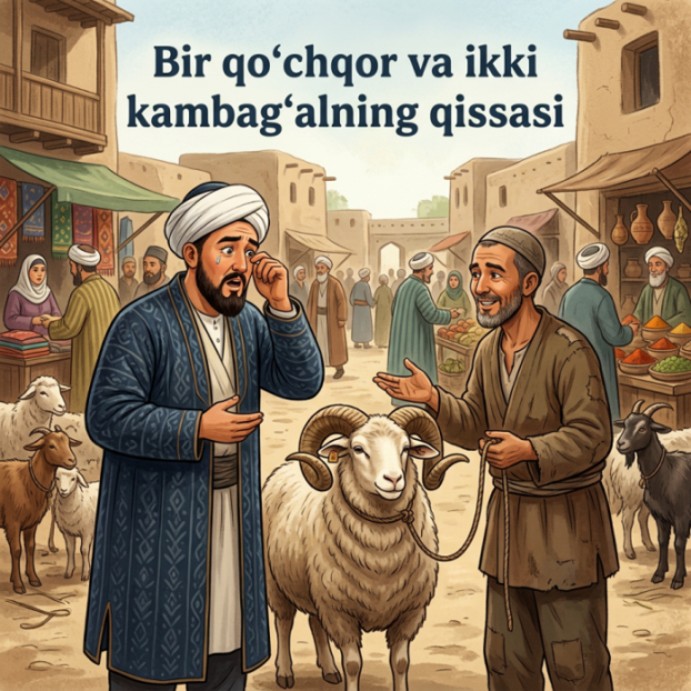 Бир қўчқор ва икки камбағалнинг қиссаси