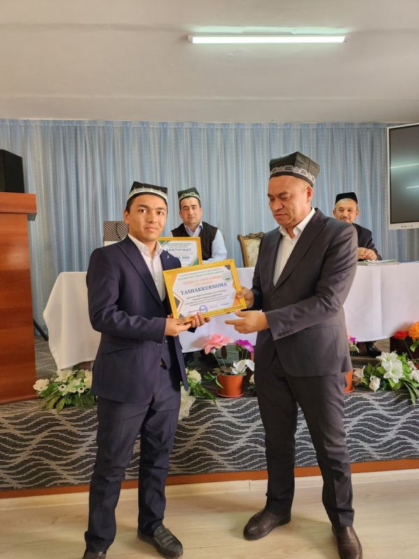 “Hoja Buxoriy” madrasasi talabasi Qur'onni 7 soatda xatm qildi