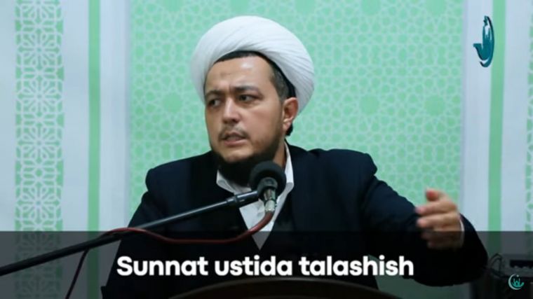 Sunnat ustida talashish (video)