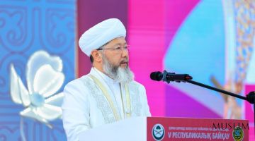Муфтий Казахстана принял участие на церемонии открытия конкурса по чтению Корана