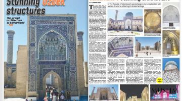 Газета «The Sun»: Самарканд великолепен древними постройками, отражающими его исламское наследие