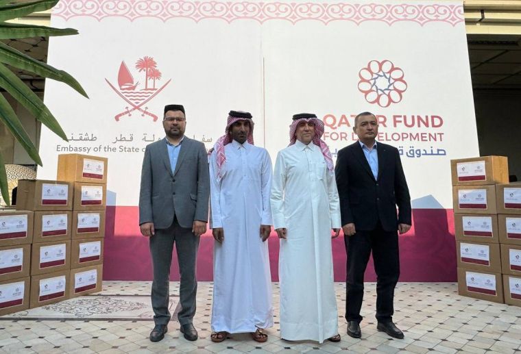 Qatar oziq-ovqat mahsulotlari ehson qildi