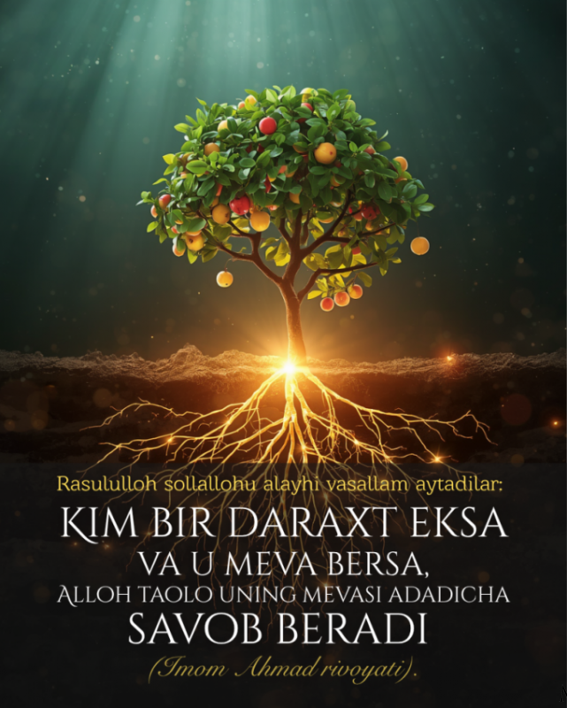 Kim bir daraxt eksa...