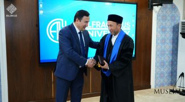 Жалолиддин домла фахрий профессор унвонига сазовор бўлди