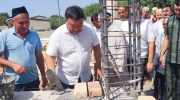 Xushxabar: Farg‘onada ilk vaqf mulki qurilishi boshlandi