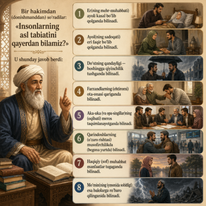 Insonning asl tabiati qayerdan bilinadi?