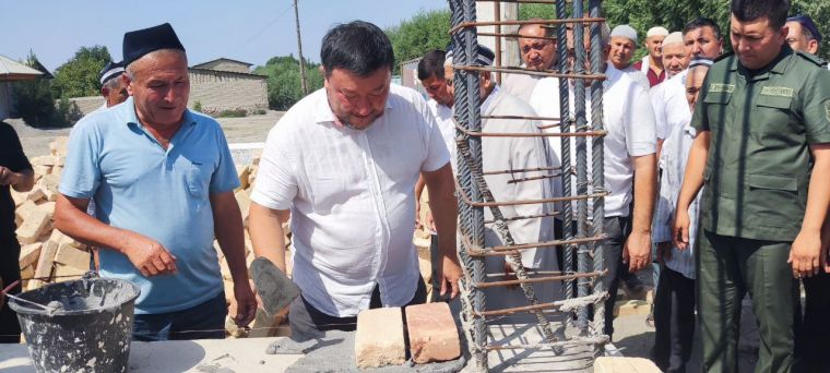 Xushxabar: Farg‘onada ilk vaqf mulki qurilishi boshlandi