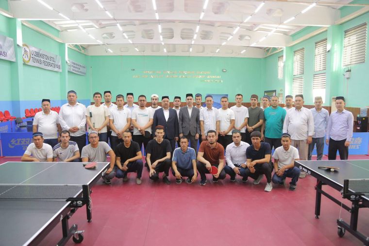 Qoraqalpog‘istonda imomlar o‘rtasida stol tennisi turniri bo‘lib o‘tdi