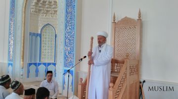 Муфтий ҳазратлари  Зоминдаги “Маърифатли” жоме масжидида бўлдилар.