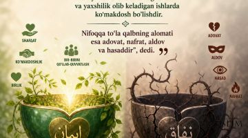 Қалблар — идишлардир