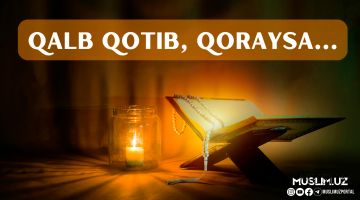 Qalb qotib, qoraysa