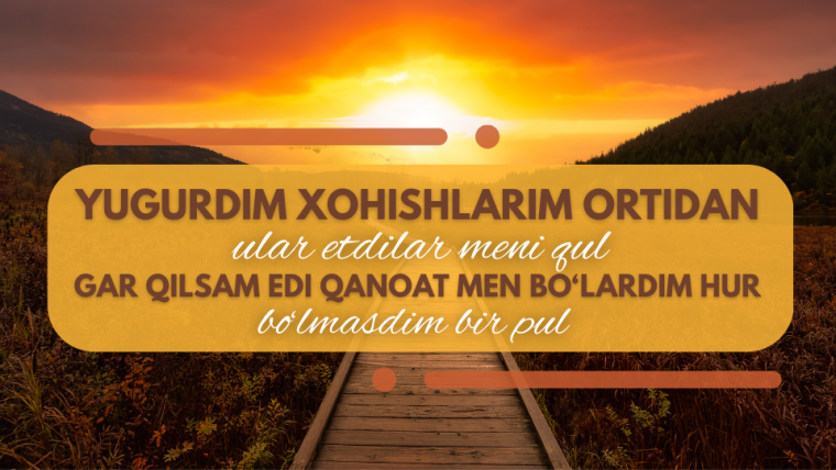 Robbing kim? Payg‘ambaring kim? Dining nima?